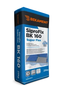 SiproFix BK 160 Super Flex – Fleksibilni lepak za keramičke i granitne pločice za spoljašnju i unutrašnju upotrebu