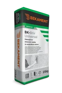 BK-Briv Universal – Dekorativni mineralni malter za unutrašnje zidove