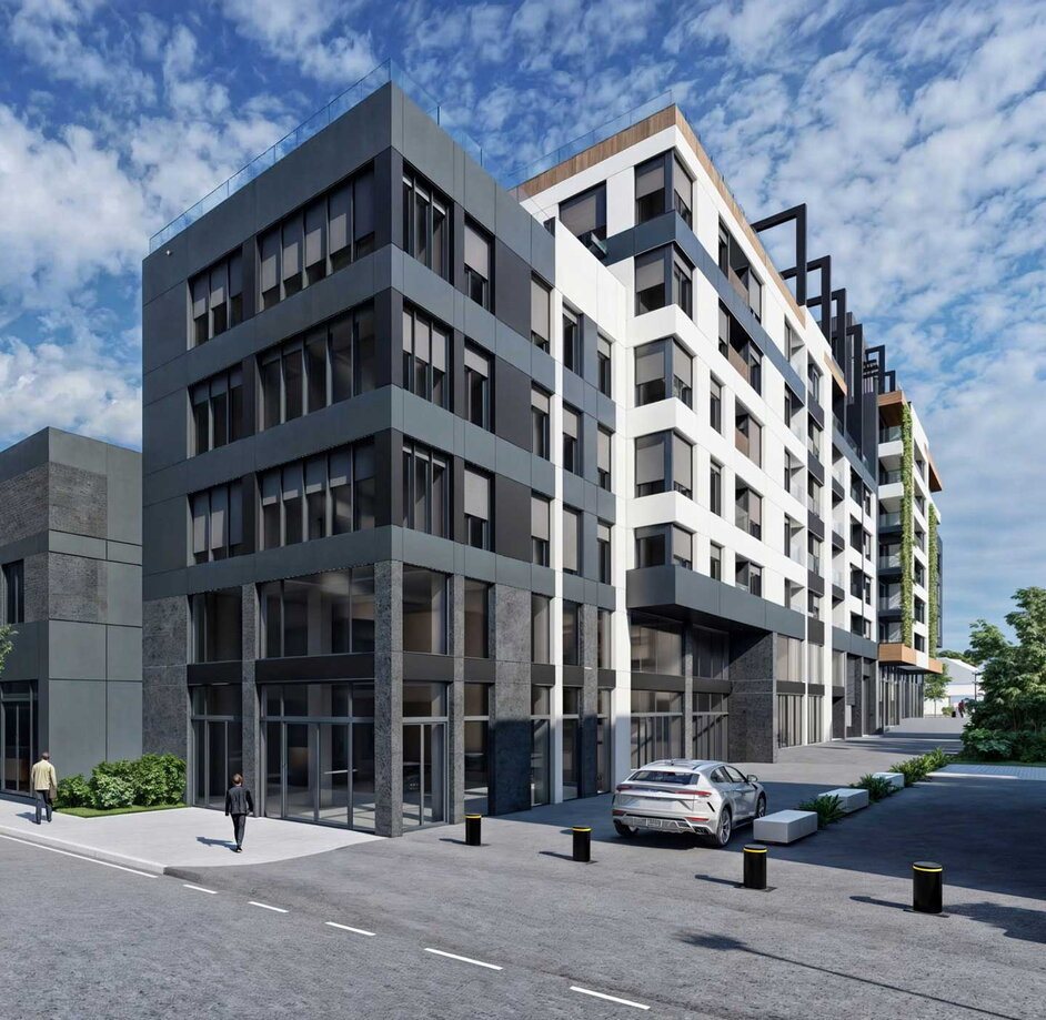 VM Condominium Kragujevac, fasada lamele iz ulice